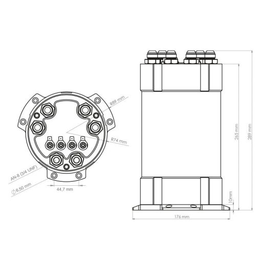 Nuke Performance 2G Fuel Surge Tank 3.0 Liter for 1-3 Internal Fuel Pumps - Image 4