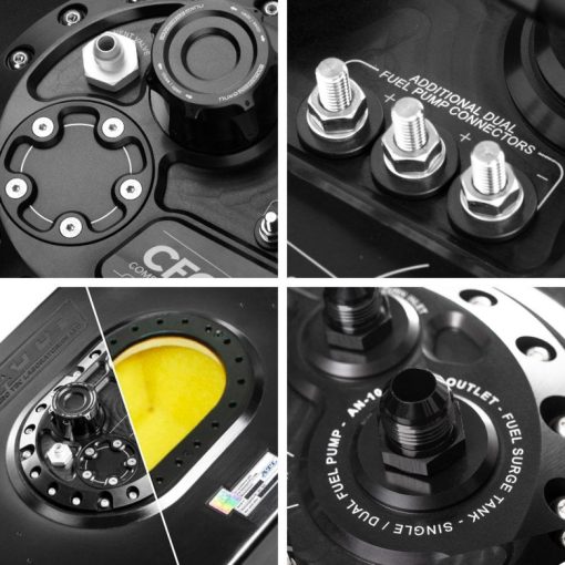 Nuke Performance CFC Unit for Brushless Fuel Pumps - Competition Fuel Cell Unit with Integrated Fuel Surge Tank - Image 3