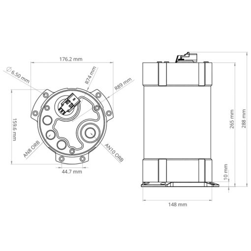 Nuke Performance 2G Fuel Surge Tank 3.0 Liter for Brushless Fuel Pumps - Image 6