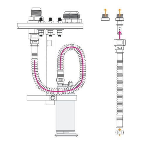Nuke Performance In-tank Fuel Pump Mounting Kit - Single & Dual Fuel Pumps - Image 3