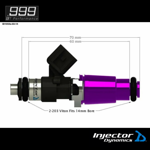 Injector Dynamics ID1050-XDS Injectors - 12V VR6 - Image 2