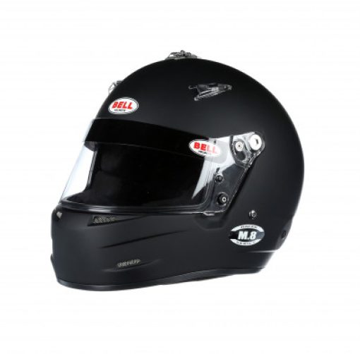 Bell M8 Racing Helmet-Matte Black Size Large