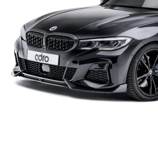 Adro Inc BMW G20/G21 M340i & M340d Gloss Carbon Fibre Front Splitter (Pre-LCI) - Image 7