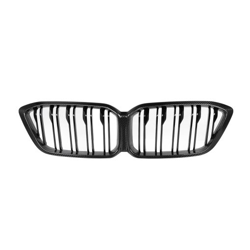 MHC+ BMW F87 M2 Competition Premium Front Grille In Pre Preg Carbon Fibre & Gloss Black (2018-2020) - Image 3