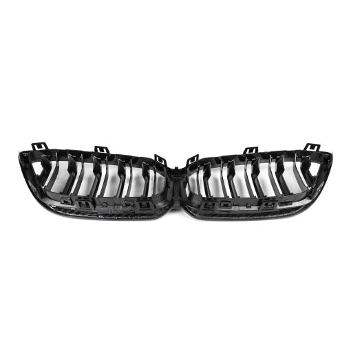 MHC+ BMW F87 M2 Competition Premium Front Grille In Pre Preg Carbon Fibre & Gloss Black (2018-2020) - Image 8