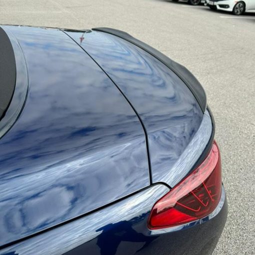 MHC+ BMW M4/4 Series V Style Rear Spoiler In Pre Preg Carbon Fibre (G83/G23) - Image 9