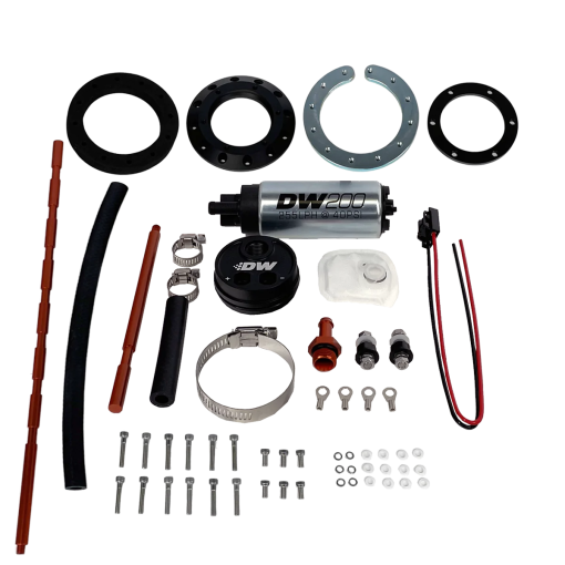 Deatschwerks Universal In-Tank Pump Mount + DW200, 255lph fuel pump