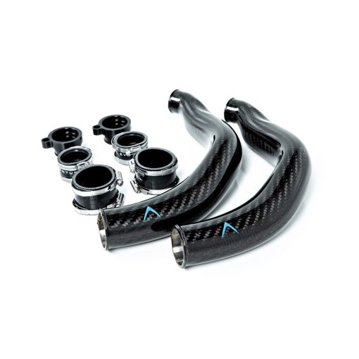 Eventuri BMW S55 Charge Pipes In Gloss Carbon Fibre (F80 M3, F82 M4 & F87 M2 Competition) - Image 5