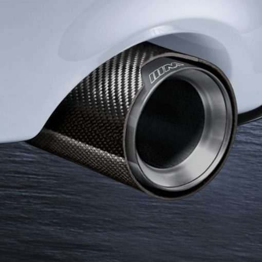 Genuine BMW F Series M Performance Exhaust Tip In Gloss Carbon Fibre (M140i, M240i, 340i & more) - Image 2