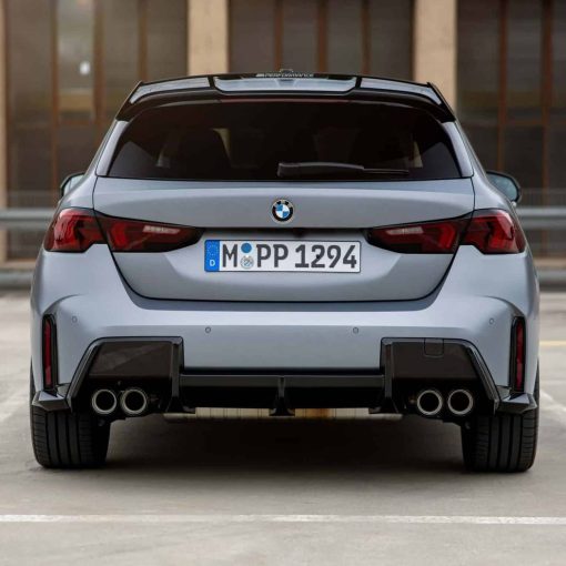 Genuine BMW F70 M135 M Performance Quad Exhaust Tips In Gloss Carbon Fibre - Image 2