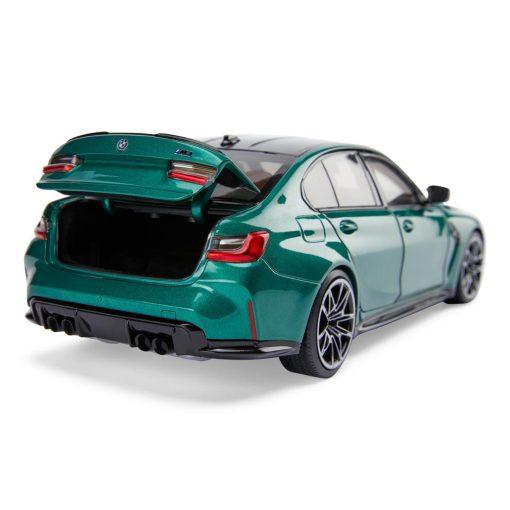 Genuine BMW G80 M3 Car Model 1:18 Scale In Green Metallic 80435A51948 - Image 2