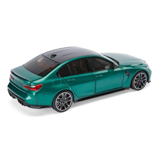 Genuine BMW G80 M3 Car Model 1:18 Scale In Green Metallic 80435A51948 - Image 3