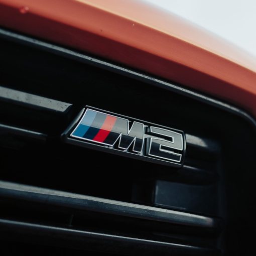 Genuine BMW G87 M2 LCI Front Grille Emblem In Gloss Black - Image 2