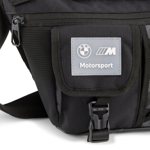 Genuine BMW M Motorsport Messenger Bag In Black 80225B319A5 - Image 2