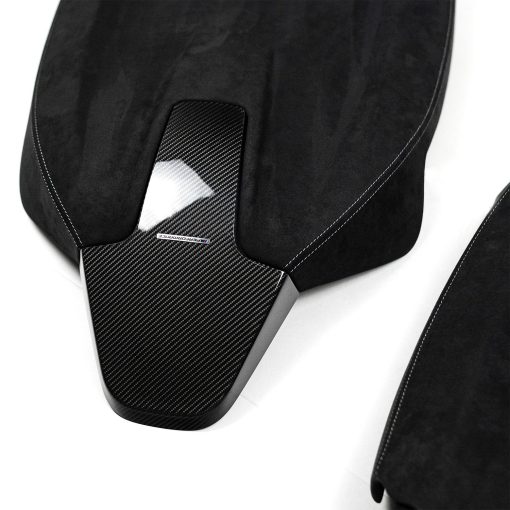 Genuine BMW M Performance G Series Seat Back Covers In Carbon Fibre & Alcantara (2 Door Vehicles) - Image 3