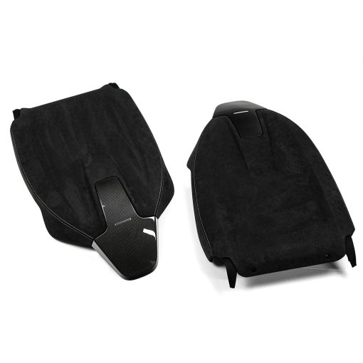 Genuine BMW M Performance G Series Seat Back Covers In Carbon Fibre & Alcantara (2 Door Vehicles)