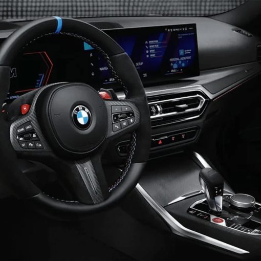 Genuine BMW M Performance G Series LCI Interior Trim Kit In Carbon Fibre & Alcantara (For Vehicles w/ Big Display) - Image 2