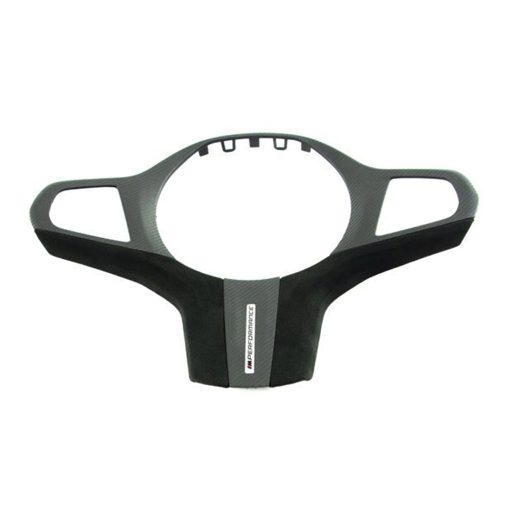 Genuine BMW M Performance Steering Wheel Cover Trim In Carbon Fibre & Alcantara (G87 M2, G42 2 Series, G20 3 Series & more)