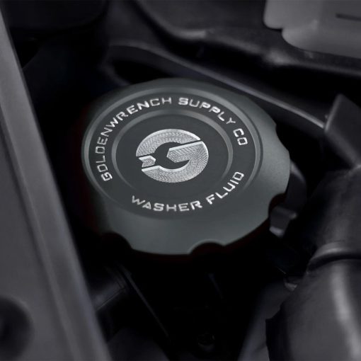 GoldenWrench BMW F Series M Car BLACKLINE Billet Washer Fluid Cap (F87/F80/F82/F83/F22/F30/F32) - Image 2