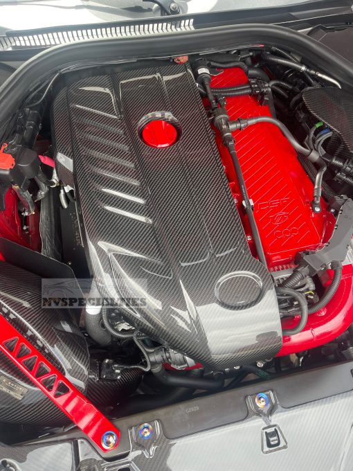 Supra Carbon Half Engine Cover by NVS - Image 6