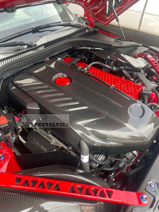 Supra Carbon Half Engine Cover by NVS - Image 3