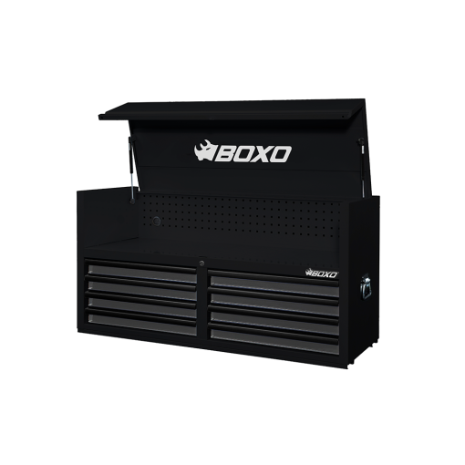 BOXO 53" 8 Drawer Top Box with Drawer Trim Pack - Black Body & Trim Colour Options - Image 3