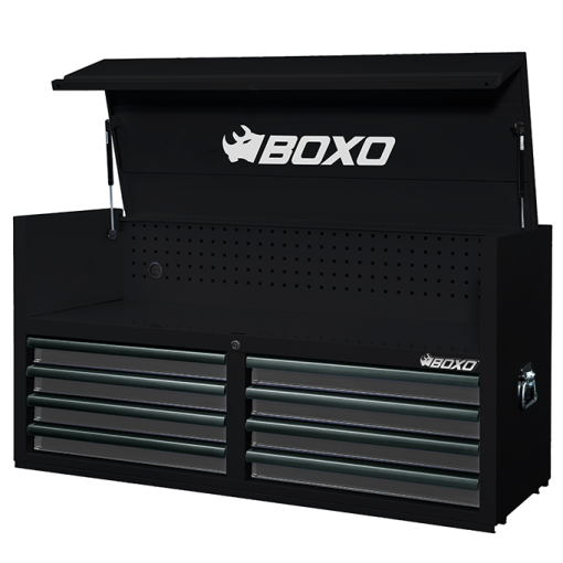 BOXO 53" 8 Drawer Top Box with Drawer Trim Pack - Black Body & Trim Colour Options - Image 2