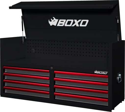 BOXO 53" 8 Drawer Top Box with Drawer Trim Pack - Black Body & Trim Colour Options - Image 10