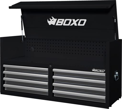 BOXO 53" 8 Drawer Top Box with Drawer Trim Pack - Black Body & Trim Colour Options - Image 11