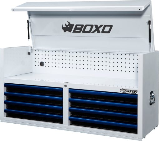 BOXO 53" 8 Drawer Top Box with Drawer Trim Pack - White Body & Trim Colour Options - Image 8