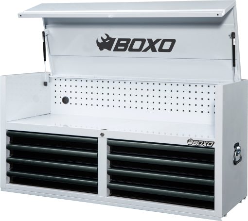 BOXO 53" 8 Drawer Top Box with Drawer Trim Pack - White Body & Trim Colour Options - Image 3