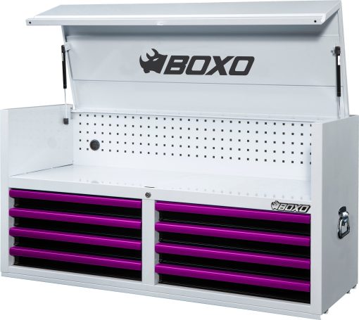 BOXO 53" 8 Drawer Top Box with Drawer Trim Pack - White Body & Trim Colour Options - Image 6