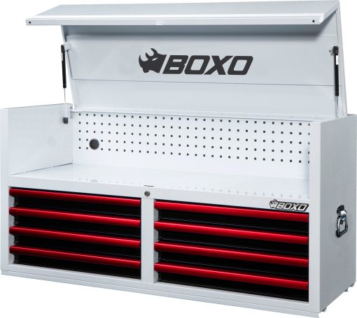 BOXO 53" 8 Drawer Top Box with Drawer Trim Pack - White Body & Trim Colour Options - Image 2