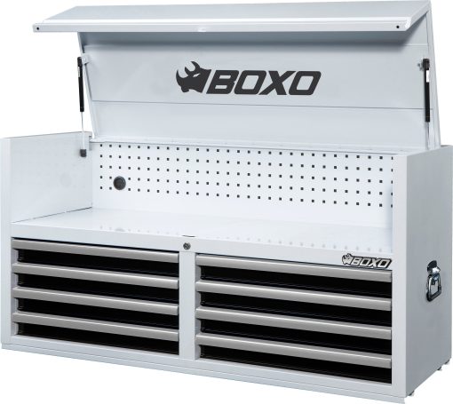 BOXO 53" 8 Drawer Top Box with Drawer Trim Pack - White Body & Trim Colour Options - Image 7