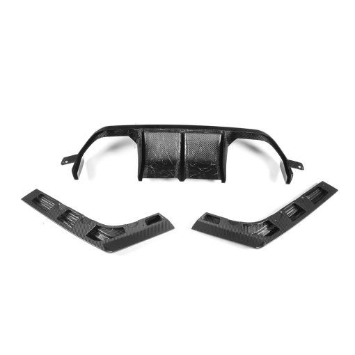 MHC+ BMW M3/M4 Aggressive 3 Piece Rear Diffuser Gloss Pre Preg Carbon Fibre (F80/F82/F83) - Image 10