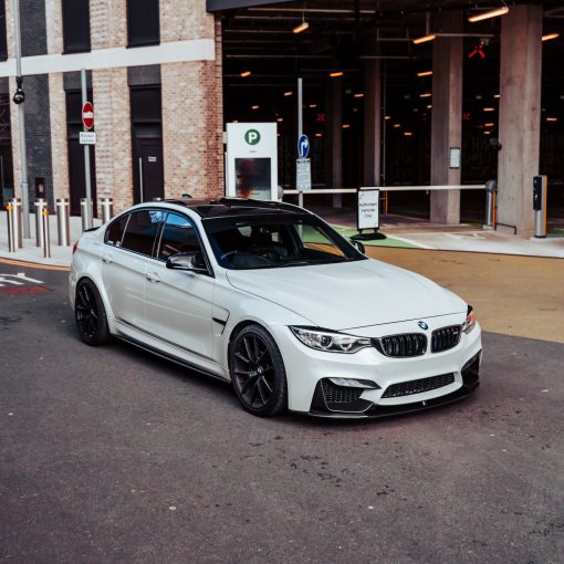 MHC+ BMW M3/M4 Performance Style Front Splitter In Gloss Pre Preg Carbon Fibre (F80/F82/F83) - Image 5