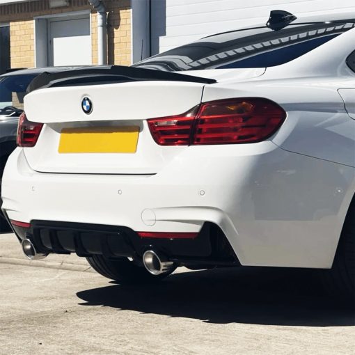 MHC Black BMW F32 4 Series M4 Style Rear Spoiler In Gloss Black - Image 2