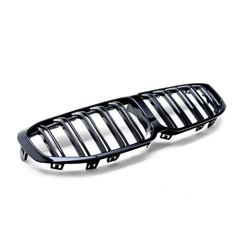 MHC Black BMW 1 Series Double Slat Front Grille In Gloss Black (F40) - Image 4