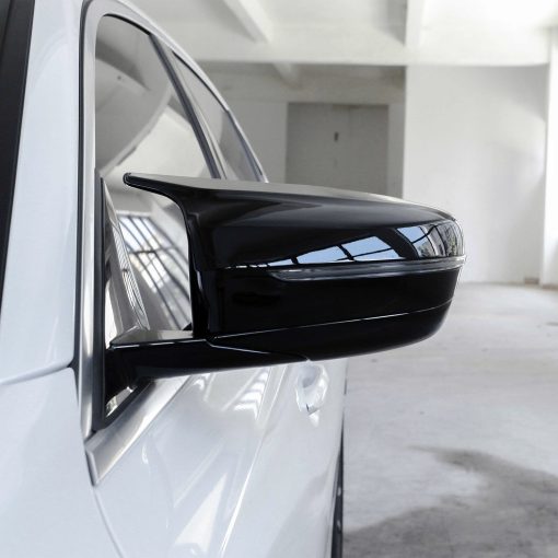 MHC Black BMW M Style Wing Mirror Covers In Gloss Black LHD (G20/G21/G22/G23/G30) - Image 2