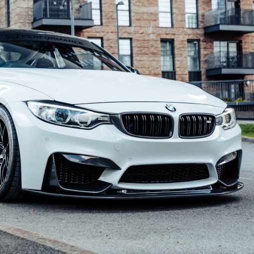 MHC+ BMW M3/M4 GT Style Front Splitter In Gloss Pre Preg Carbon Fibre (F80/F82/F83) - Image 2