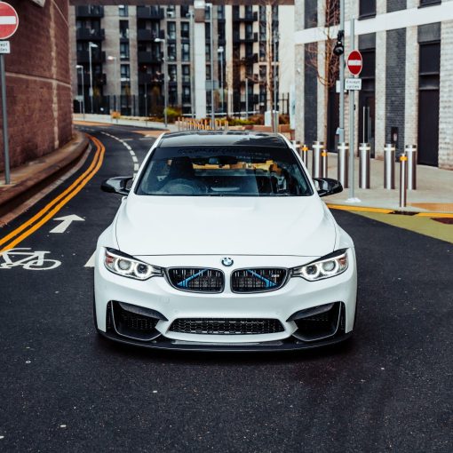 MHC+ BMW M3/M4 GT Style Front Splitter In Gloss Pre Preg Carbon Fibre (F80/F82/F83) - Image 6