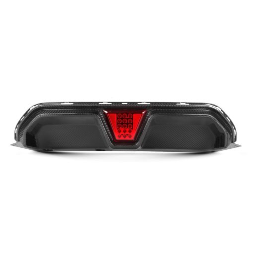 MHC+ BMW M5 LCI CS Style Rear Diffuser With LED In Pre Preg Gloss Carbon Fibre (F90) - Image 5