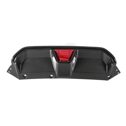 MHC+ BMW M5 LCI CS Style Rear Diffuser With LED In Pre Preg Gloss Carbon Fibre (F90) - Image 7