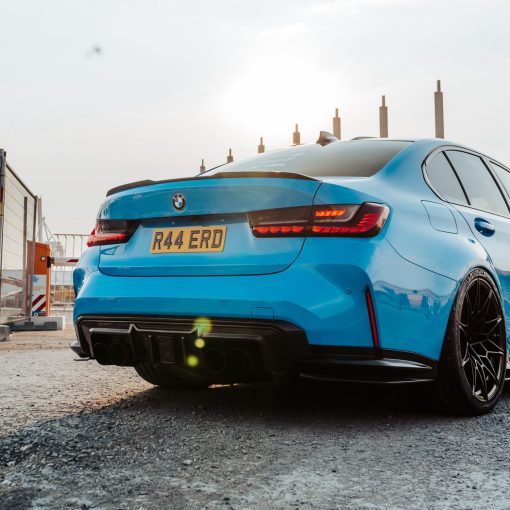 MHC+ BMW M3/M4 DF1 LED Rear Diffuser In Gloss Pre Preg Carbon Fibre (G80/G81/G82/G83) - Image 3