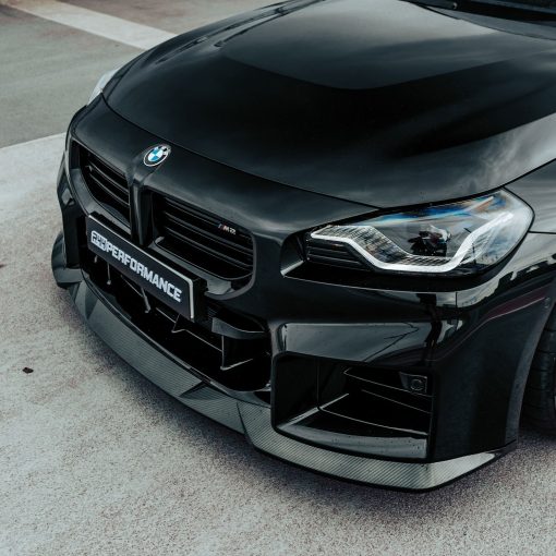 MHC+ BMW M2 G87 Edition 1 Front Splitter In Pre Preg Gloss Carbon Fibre (G87) - Image 5