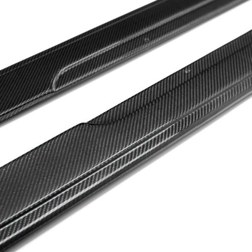 MHC BMW M3/M4 Full Length MT Style Side Skirts In Gloss Carbon Fibre (F80/F82/F83) - Image 2