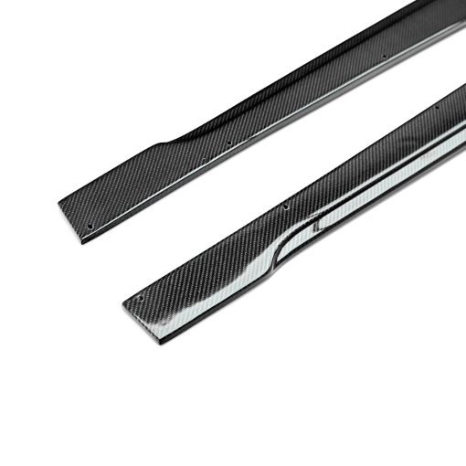 MHC BMW M3/M4 Full Length MT Style Side Skirts In Gloss Carbon Fibre (F80/F82/F83) - Image 3