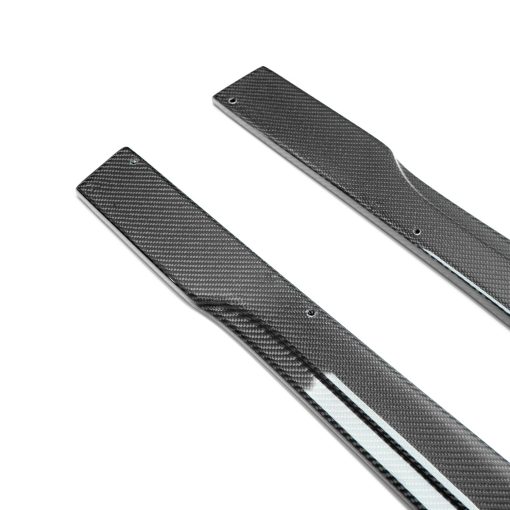 MHC BMW M3/M4 Full Length MT Style Side Skirts In Gloss Carbon Fibre (F80/F82/F83) - Image 4