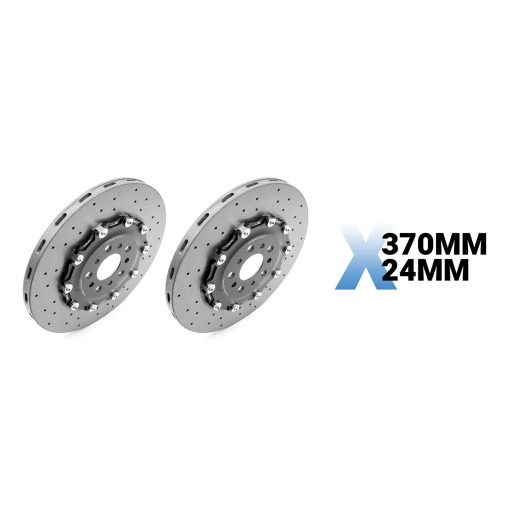 MMX BMW G8X 2-Piece 370mm x 24mm Carbon Ceramic Rear Brake Discs/Rotors (G80/G81 M3, G82/G83 M4 & G87 M2) - Image 11