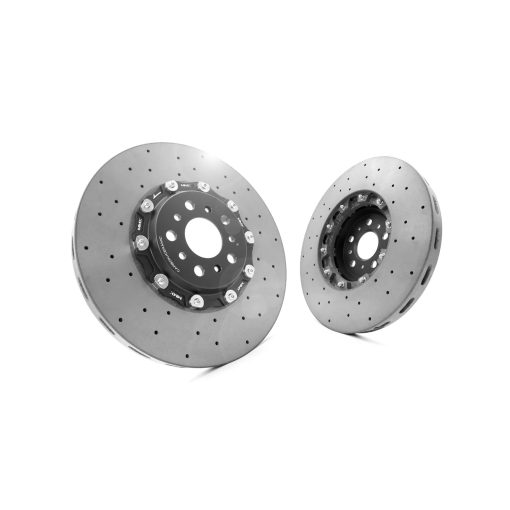 MMX BMW G8X 2-Piece 370mm x 24mm Carbon Ceramic Rear Brake Discs/Rotors (G80/G81 M3, G82/G83 M4 & G87 M2)